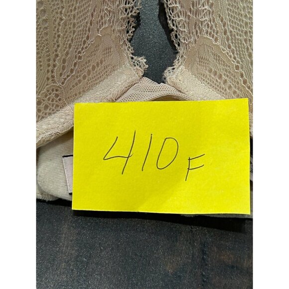 Victoria's Secret Sexy Tee Posey Lace Push Up Bra Beige Sz 40DD Mesh Intimate - Picture 9 of 11